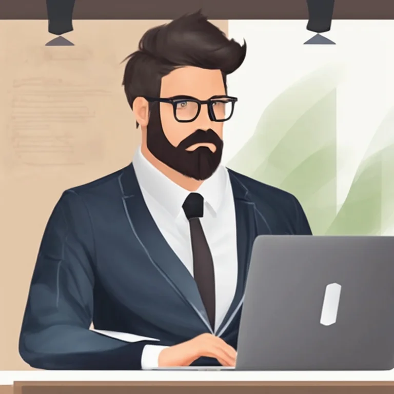 Illustration of online document signing